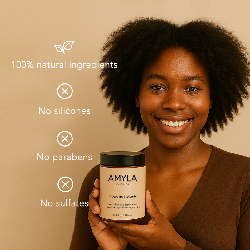 Masque bouclé à la noix de coco - Product Image