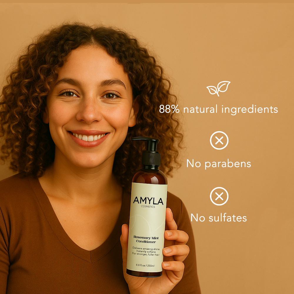 Après-shampoing fortifiant au romarin et à la menthe