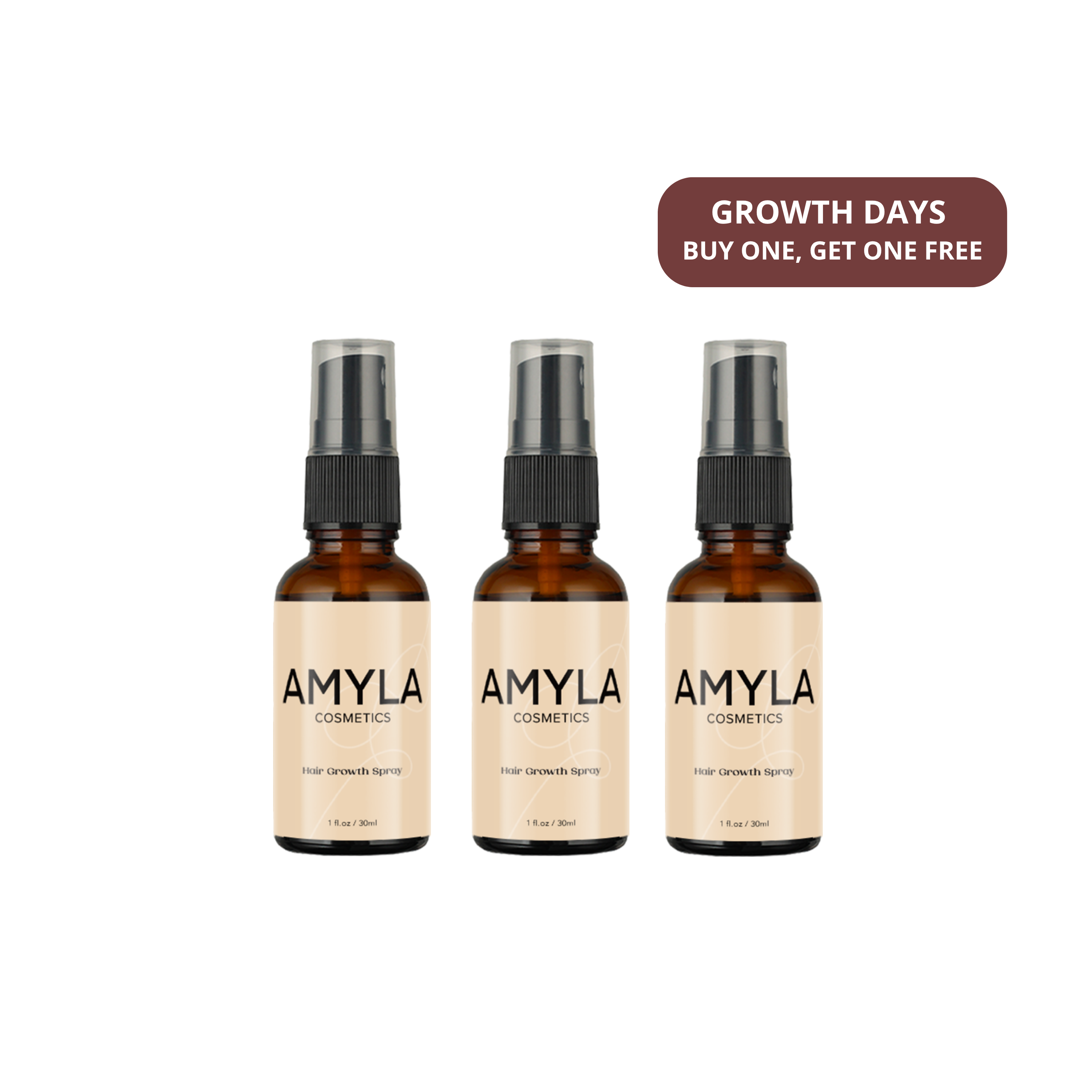Hair Growth Spray [Pack of 3]
