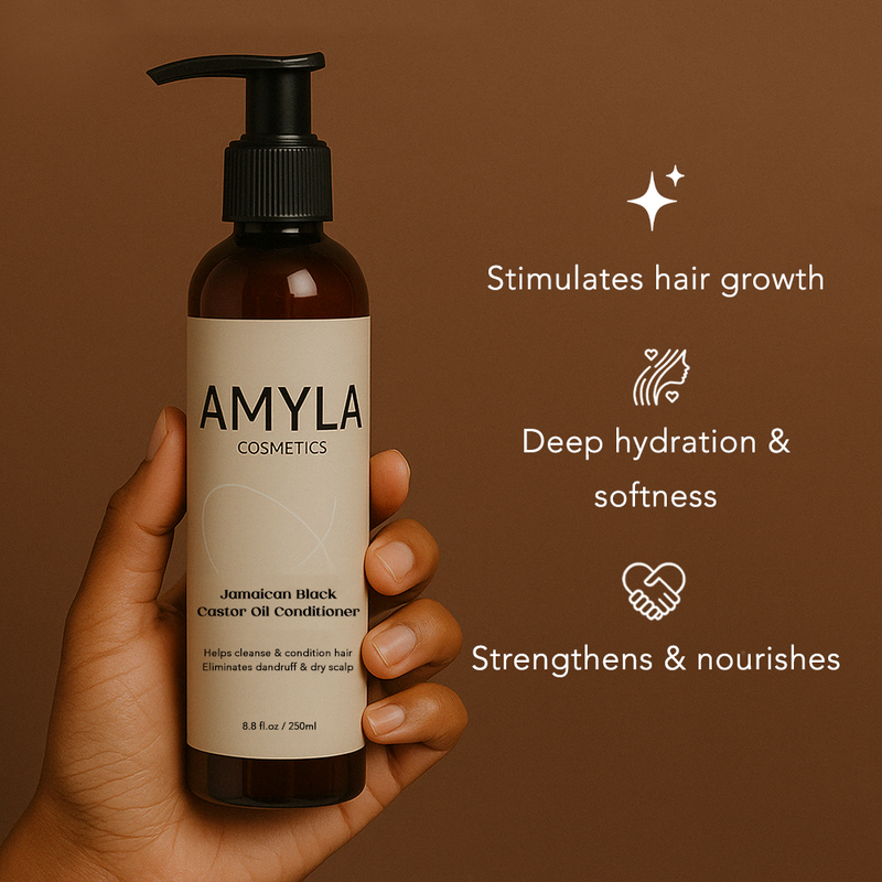 Après-shampoing à l'huile de ricin noire - Product Image