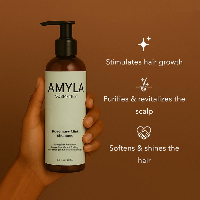 Shampooing fortifiant au romarin et à la menthe - Product Image