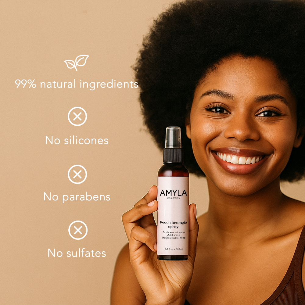 Spray démêlant à la pêche